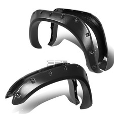 Fit 02-09 Dodge Ram Pickup 3 Textured Black Pocket-riveted Wheel Fender Flares