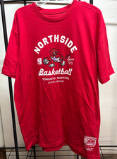 Toronto Raptors Mitchell & Ness Hardwood Classics XL T-shirt~ Red