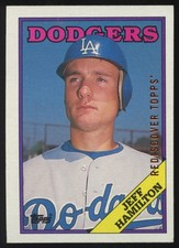 1988 TOPPS #62 JEFF HAMILTON  LOS ANGELES DODGERS 2017 BUYBACK