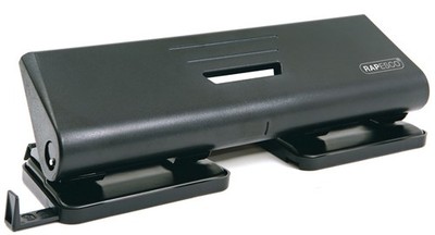 RAPESCO Vierfachlocher 75-P Stanzleistung: 16 Blatt schwarz