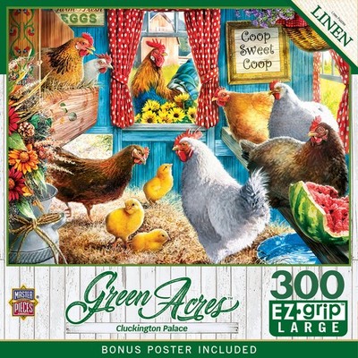 MasterPieces - Green Acres - Cluckington Palace 300 Piece EZ Grip Jigsaw Puzzle
