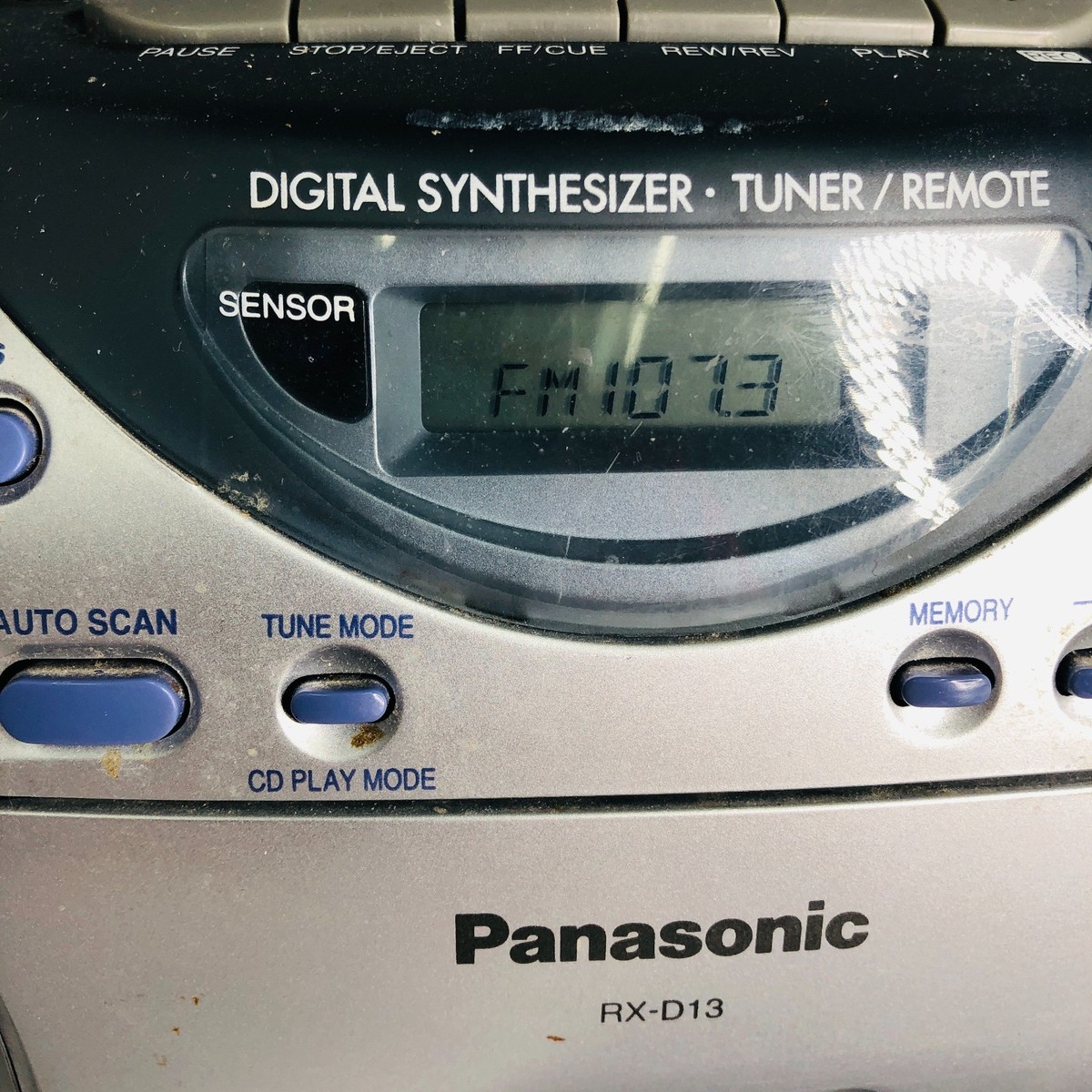 PANASONIC RX-D13 CD Player AM/FM Radio Cassette Stereo Boombox