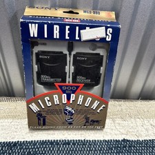 Vintage NIP Sony WCS-990 Wireless Microphone System 900 MHz NOS