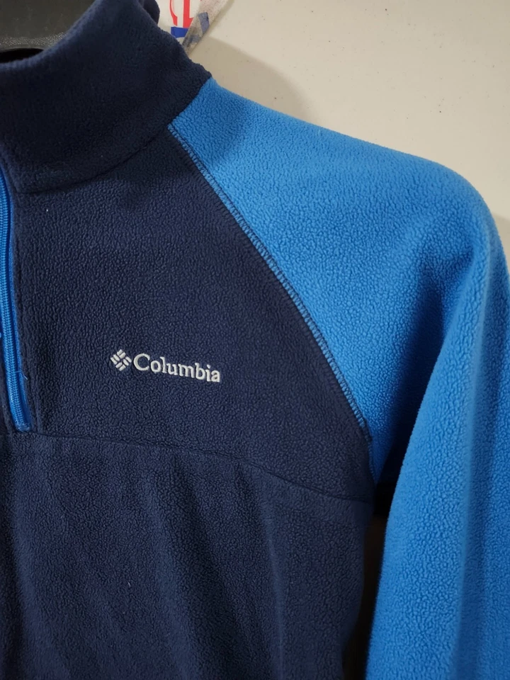 Columbia Sudadera Niños M Glacial 1/4 Cremallera Pullover Polar Bloques de Color Exterior Foto 4 de 4
