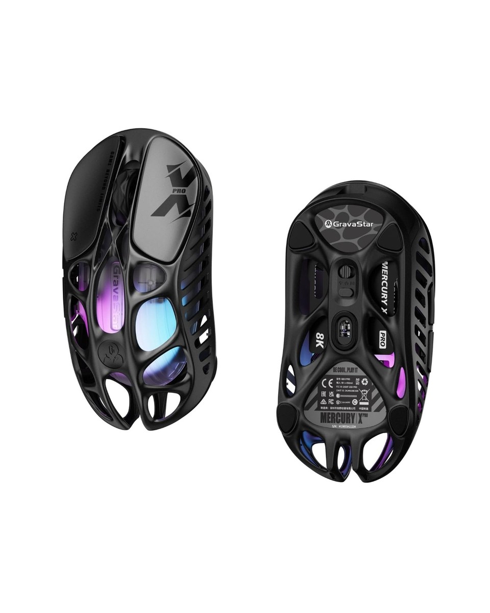 GravaStar Mercury X Pro Wireless Gaming Mouse, Come with 8K Dongle GravaStar Mercury X Pro Wireless Gaming Mouse, Come with 8K Dongle