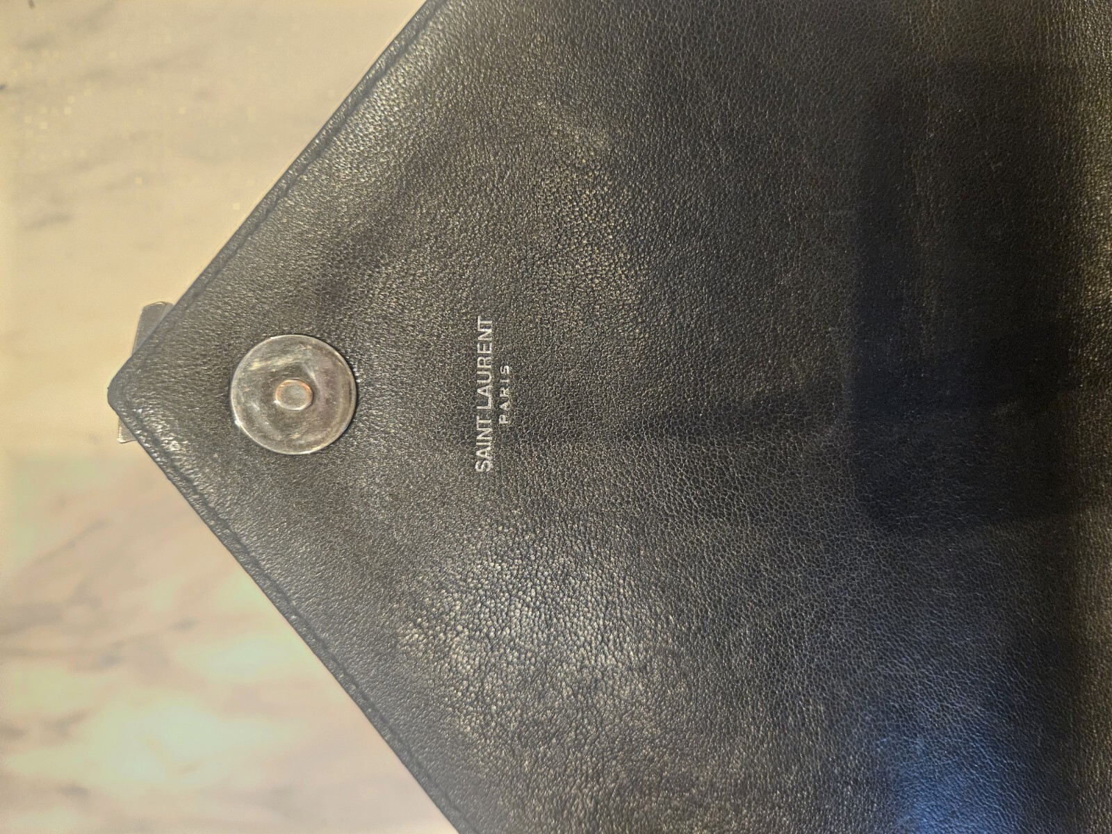 BORSA A TRACOLLA YVES SAINT LAURENT MATELASSE COLLEGE: GRANDE NERA AUTENTICA