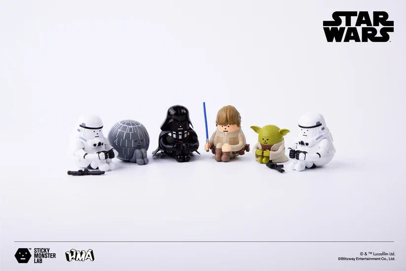 SML STAR WARS BLIND BOX SERIES ミニフィギュア SML x Star Wars Mini-Figure Blind Box Series – Full Set of 6