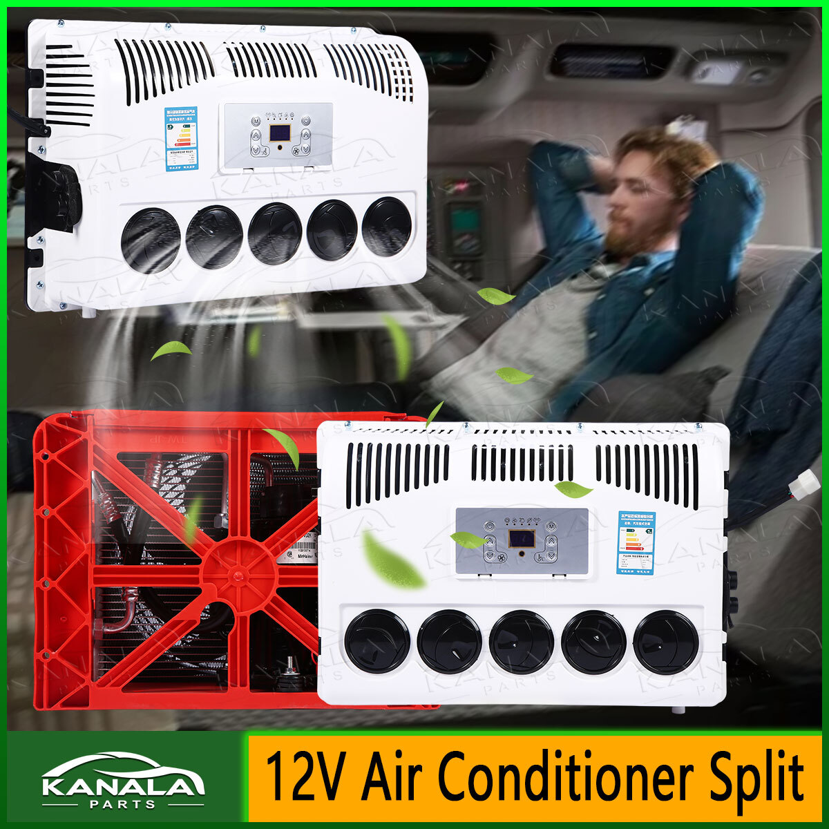 #51 high quality 12V Air Conditioner for Semi Trucks RV Caravan / German Brand