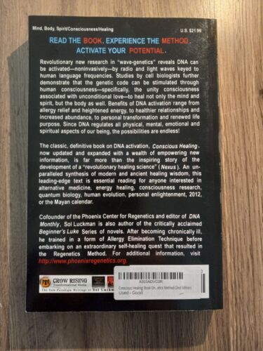 Conscious Healing Book One On The Regenetics Method Sol Luckman 2nd Edition - Foto 15 di 15