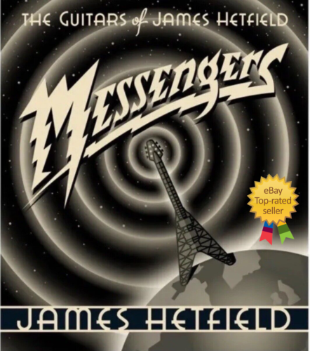 Signed Messengers The Guitars of James Hetfield Metallica Autographed Corner Dmg - Afbeelding 1 van 6
