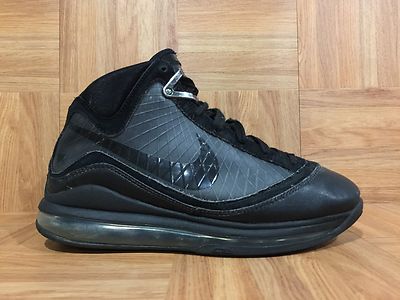 RARE🔥 Nike Zoom LeBron 7 VII Murdered Out Black Gold Blackout 5.5