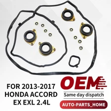 for Honda Accord 2.4L 2013 2014 2015 2016 2017 Engine Valve Cover Gasket Kit Set