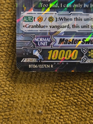 Cardfight!! Vanguard Master Swordsman, Nightstorm BT06/027EN R - Picture 2 of 9