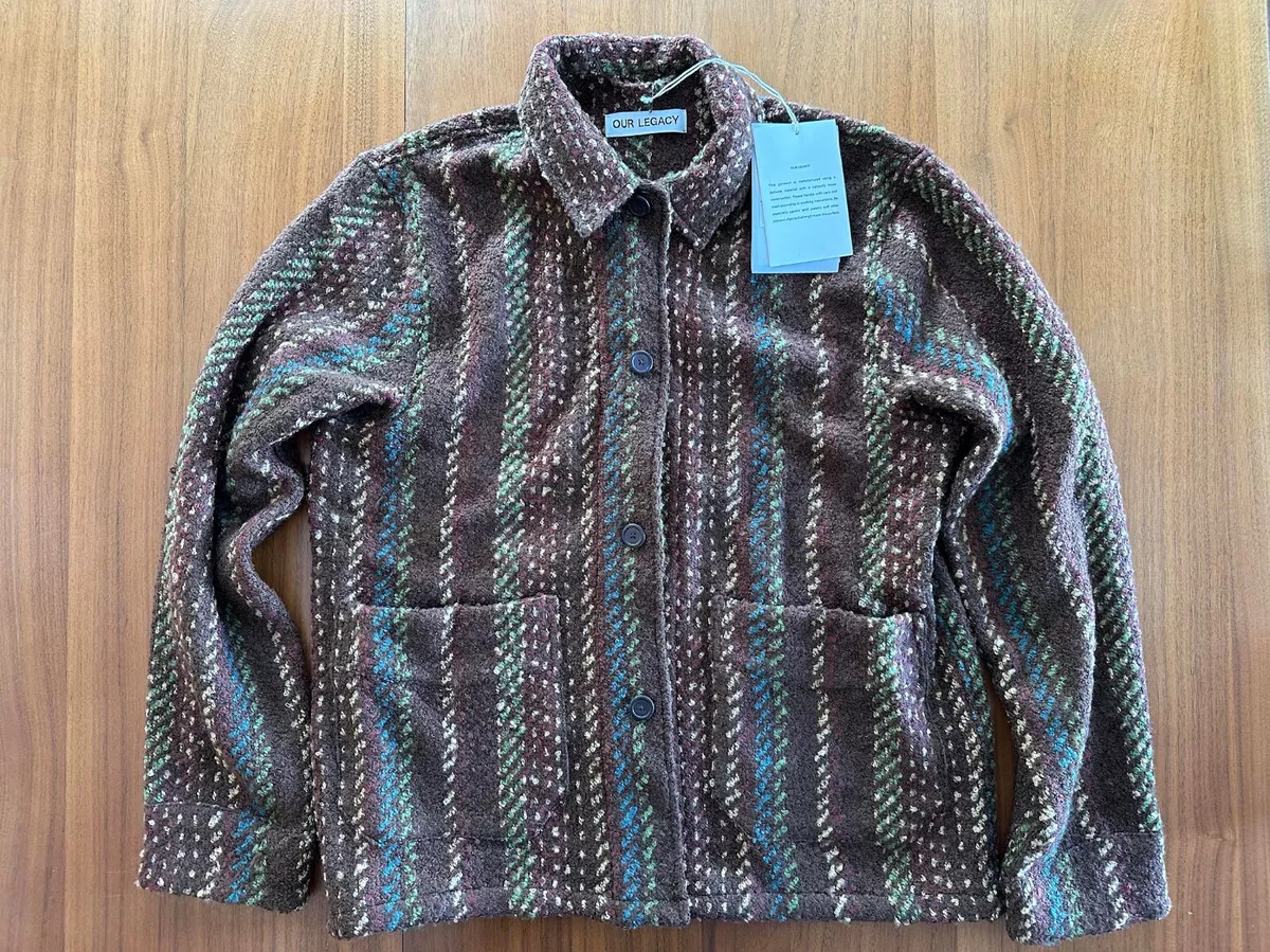 Our Legacy Archive Box Jacket - Kaleidoscope Jazz Wool Size 50 (L