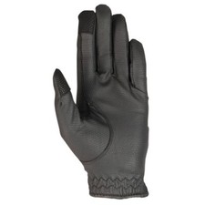 Hy Equestrian Childrens Cottenham Elite Riding Gloves Black XS Small Medium