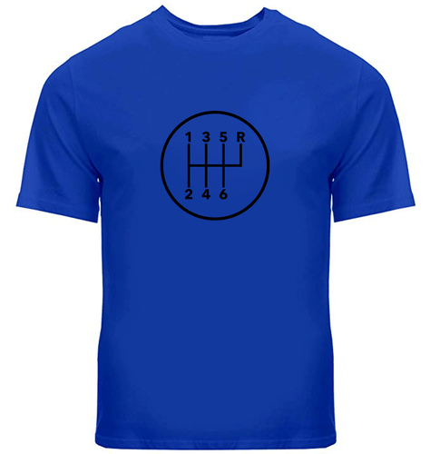 Manual Transmission Pattern 6 Speed Stick Shift Gears Cars T-Shirt Gear Shifter - Picture 7 of 34