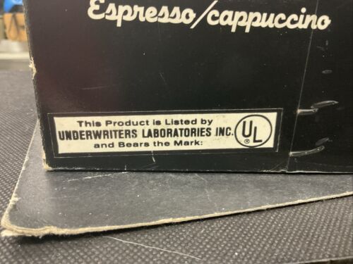 Vintage 70s SIGNOR SALTON EX-3 Electric Espresso Cappuccino Coffee Maker NEW Ex3 - Picture 13 of 13