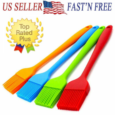 Premium 2/5 PCS SET Silicone Basting Pastry Bread Barbecue oil Brush BBQ Kitchen