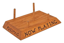 Holz Ständer für CD DVD Deko Musik Film Laden Theken Verkauf Präsentations Tisch