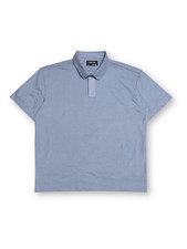 Calvin Klein Men's Relaxed Fit Short Sleeve Solid Polo Shirt Forever Blue