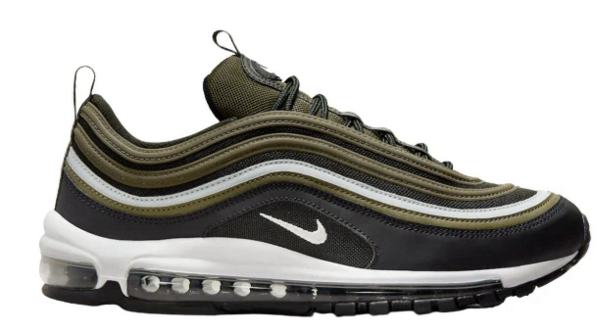 スニーカー Nike Air Max 97 Cream Khaki Olive Nike Air Max 97 Shoes Olive Sequoia Sneakers Men's size 9.5
