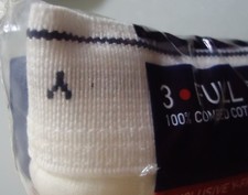 NOS Jockey Classics Tighty White sz 34 100 Combed Cotton Briefs 3 Pair Oldstock