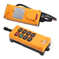 Industrial Wireless Crane Radio Remote Control HS-8 Transmitter*1 Receiver*1 8CH