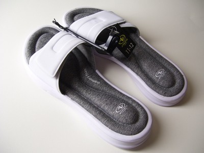 athletic works women's memory foam thong sandal