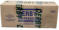 Derby Professional Single Edge Razor Blades 50 Packs of 100 5000 Blades