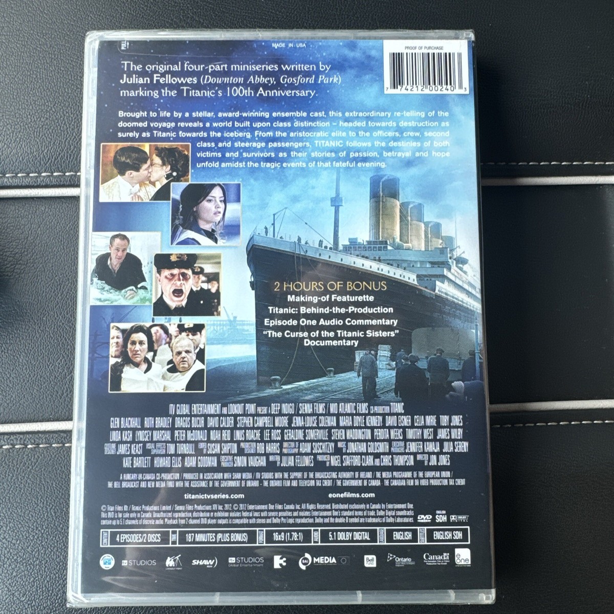 Titanic DVD 2 Disc (Jenna Coleman, Glen Blackhall, Ruth
