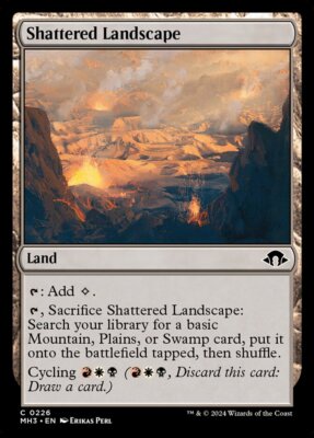 MTG Modern Horizons 3 *FOIL* C Shattered Landscape #0226