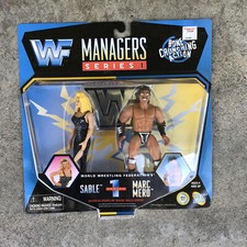 WWF Jakks Managers Series 1 Two-Pack Marc Mero & Sable JAKKS Figures WWE 1997