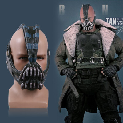Cosplay Batman The Dark Knight Bane Mask Props Superhero Face Masks Soft PVC