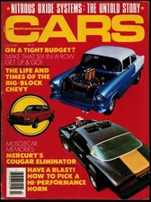 JULY 1982 HI-PERFORMANCE CARS MAGAZINE, BIG BLOCK CHEVY, COUGAR ELIMINATOR