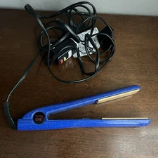 Ultra CHI Blue 1'' Hair-styling Flat Iron Straightener Model GF 8012 Sparkle