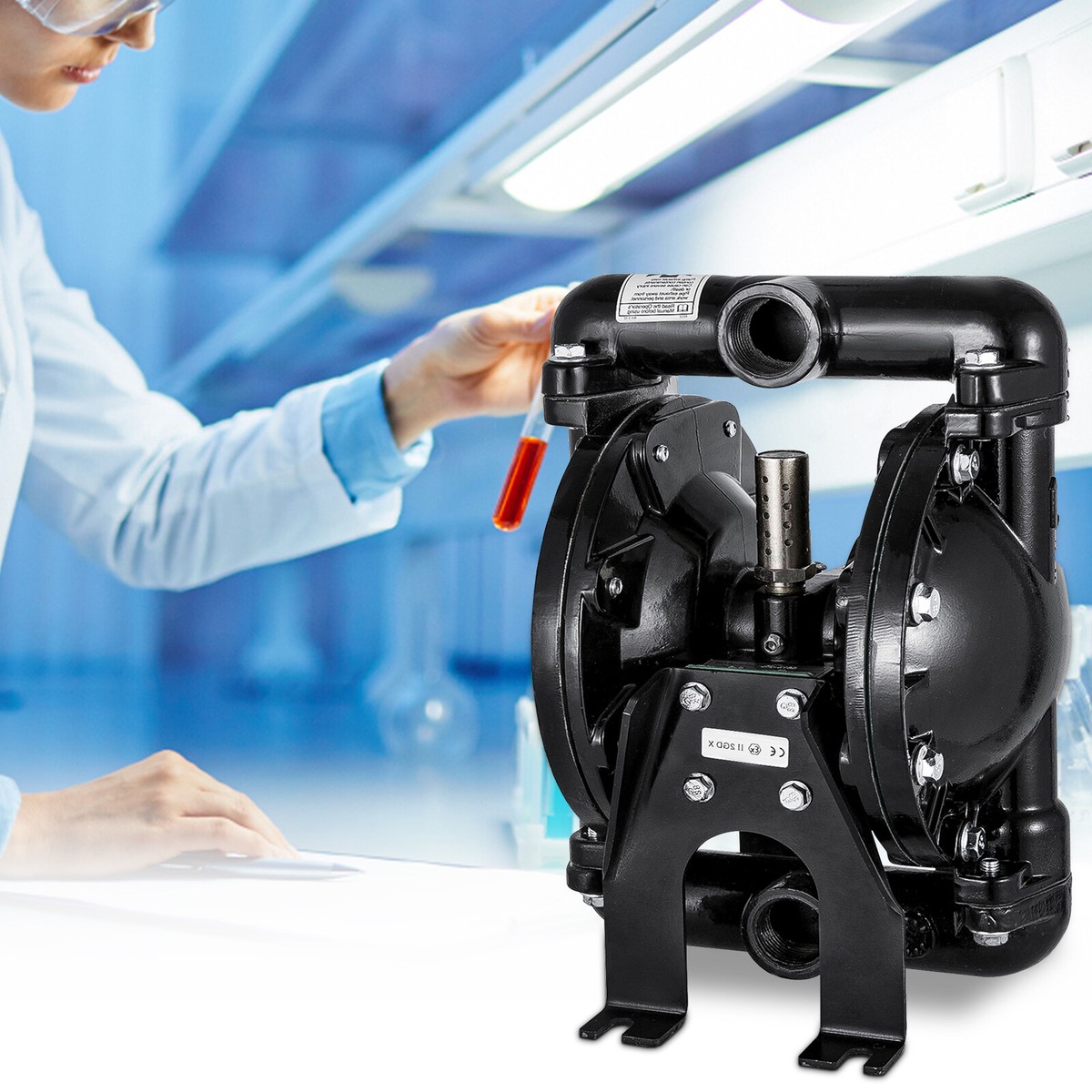 Pompe à Membrane Pneumatique QBY4-25L F46 - Débit 35 GPM - Neuf VEVOR - Origine Chine