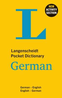 Langenscheidt Pocket Dictionary German: German-English/English-German: New