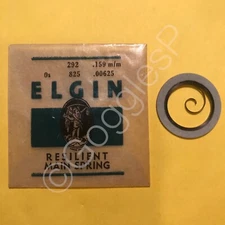 NOS Mainsprings for Elgin Watches 4/0s to 0s - Select A Style/Size