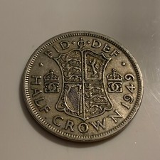 1949 GREAT BRITAIN HALF CROWN COIN  HALFCROWN COIN