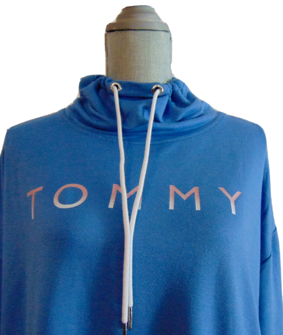 Tommy Hilfiger Sport Womenu0026#039;s Cowl Neck Pullover ShirtBouse Top  Sweatshirt~XL/XXL | eBay