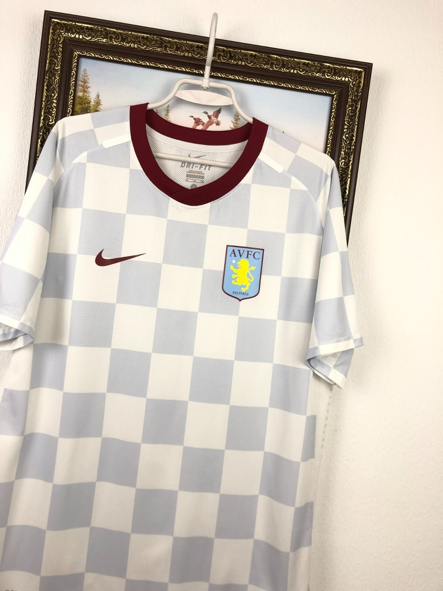 Aston Villa Away football shirt 2011 Soccer Nike Jersey Player
