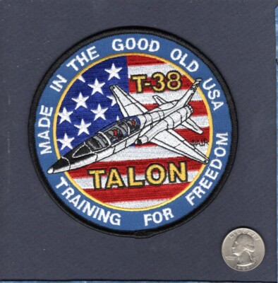 T-38 TALON Northrop USAF ATC Navy VF Top Gun NASA Foreign Squadron Patch