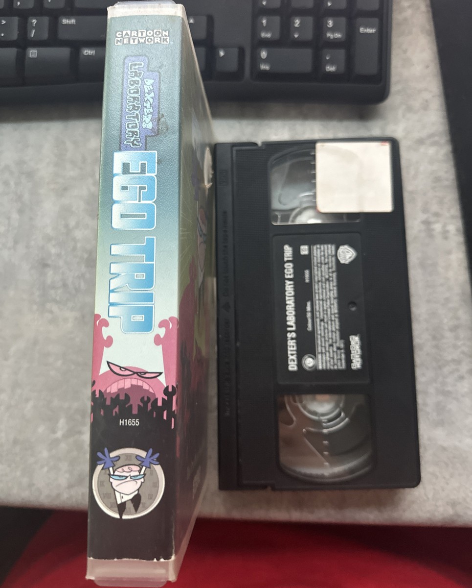 Dexters Laboratory - Ego Trip (VHS, 2000, Black Modified Clam) for