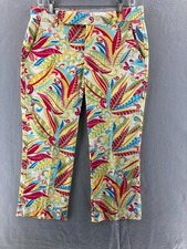 Tommy Hilfiger Pants Womens 6 Flat Front Floral Print