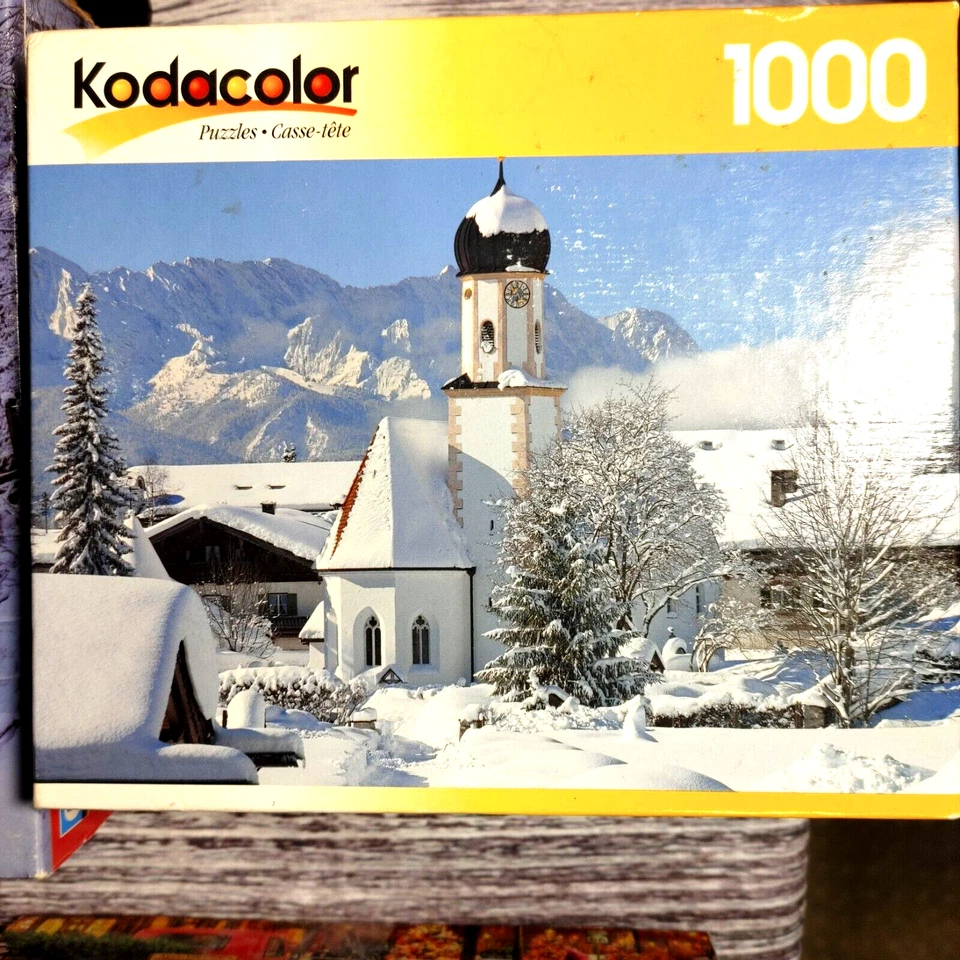 Bundle of 8 Puzzles Featuring Snowy Screens. 1 X 1500, 6 X 1000 and 1 X 500 Pc. - Image 4 of 4
