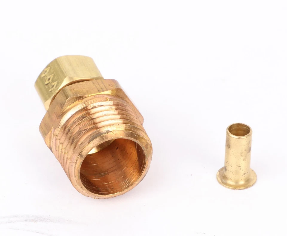 Brass Fairview 468-6D Tube Fitting, 3/8" Poly Tube OD x 1/2" Male NPT, 4686D - Image 3 of 4
