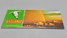 Badlands SD Postcard Album (10) Book Miniatures Bonus Travel Souvenir 70s Vtg