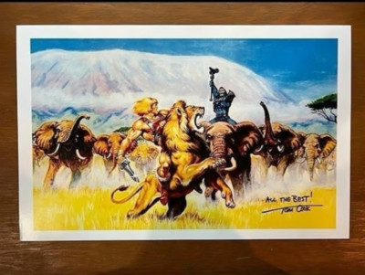 11”x17” SIGNED masters universe MOTU he-man Skeletor art print Tom Cook ...