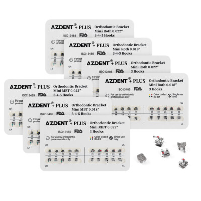 Staffe Ortodontiche In Metallo Modello Roth MBT Edgewise 25 - Mini - Foto 10
