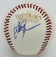 PETER GAMMONS SIGNED 2013 WORLD SERIES LOGO BASEBALL BOSTON RED SOX BECKETT J07